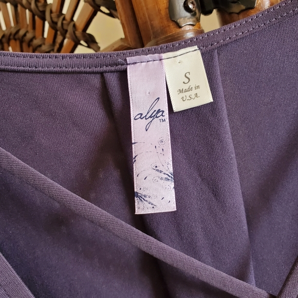 ALYA SUEDED BLOUSE SZ Sm - Picture 10 of 11